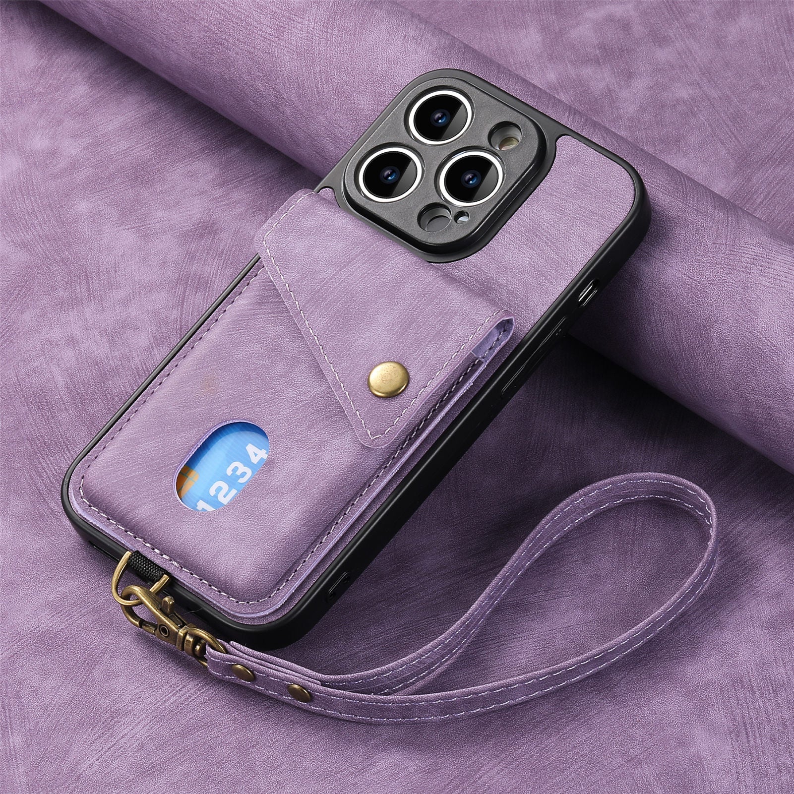 Wholesale Mobile Phone Leather Case Solid Color